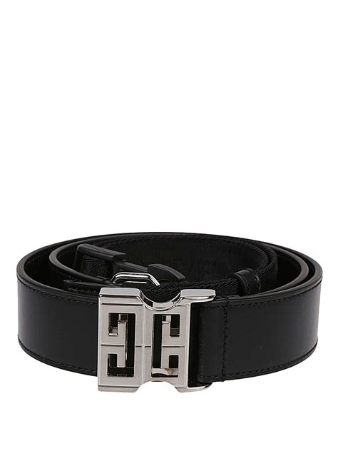 givenchy brown leather women's belt brass buckle|Givenchy leather belt.